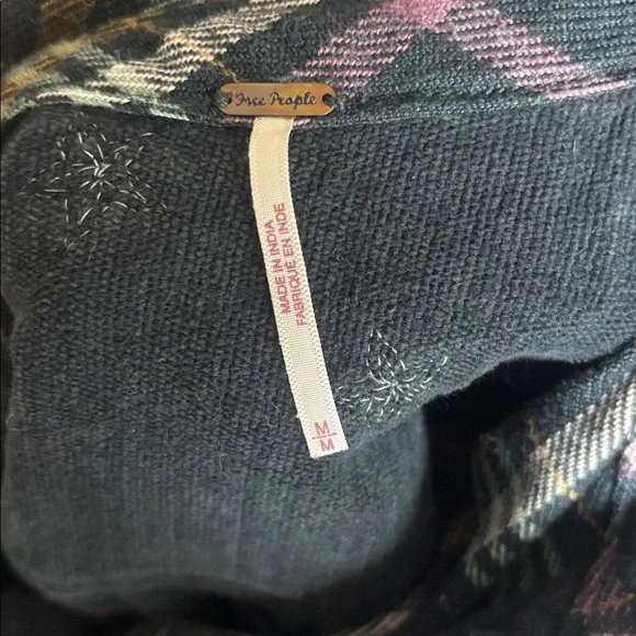 Free People Star Constellations Within Too Sequin Star Flannel Top - Picture 6 of 15